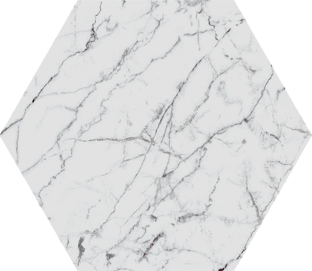 Hex. Mármol Carrara